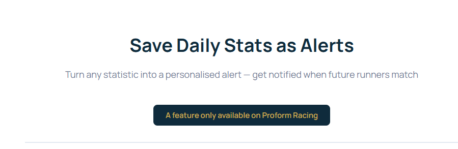 Save Daily Stats as Alerts