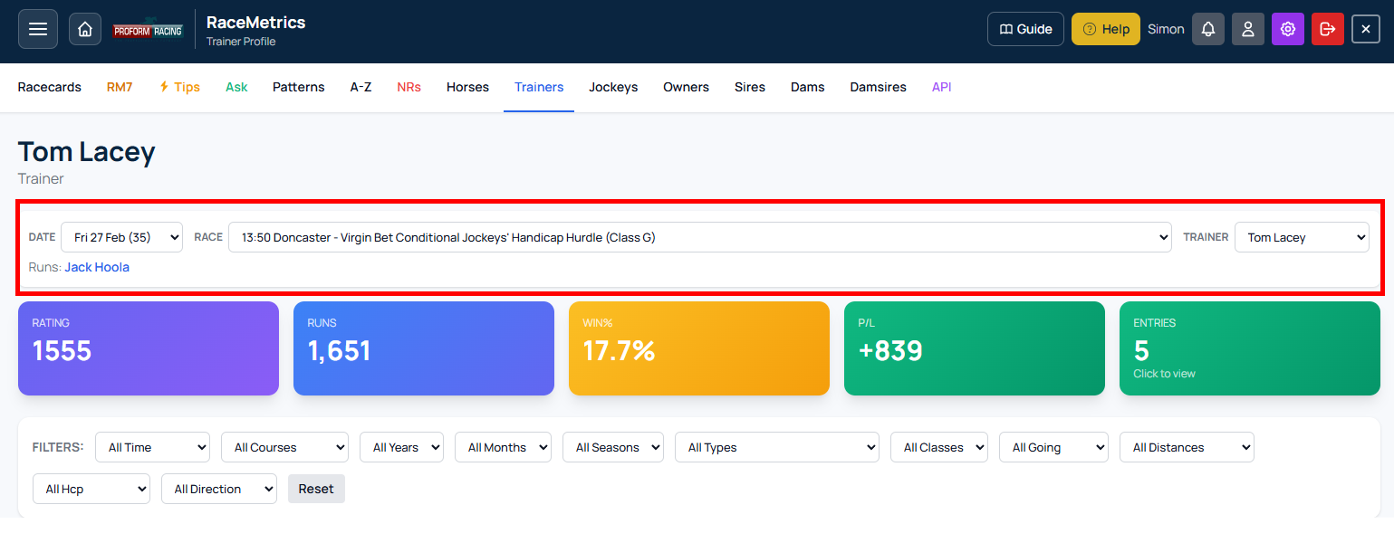 How to Use Race Context Navigator on RaceMetrics